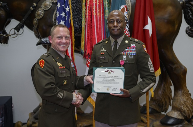 Ceremony from CSM Johnson