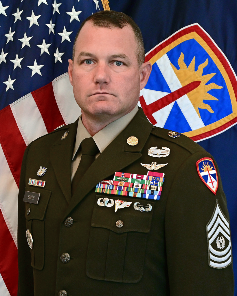 CSM Bradford Smith, ATEC Command Sergeant Major