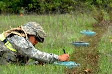 Soldier testing equipment